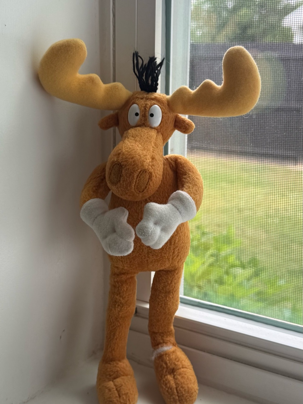 Toys, Inc. Rocky & Bullwinkle Moose Plush 1994 MPN 10522